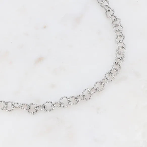 Collier Sixtine doré et argenté